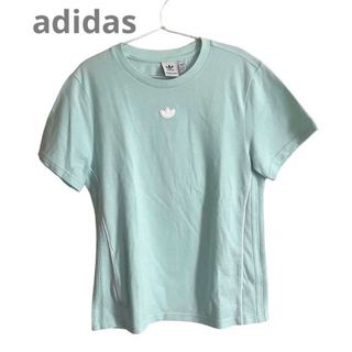 アディダス(adidas)のadidas アディダス　ロゴワッペンTシャツ　鹿の子生地　半袖(Tシャツ(半袖/袖なし))