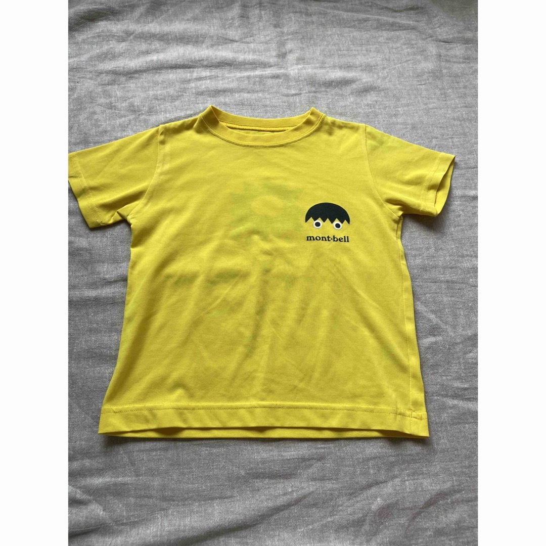 mont bell(モンベル)のモンベル　mont-bell  速乾　Tシャツ　カッパ　イエロー　川の学校 キッズ/ベビー/マタニティのキッズ服男の子用(90cm~)(Tシャツ/カットソー)の商品写真