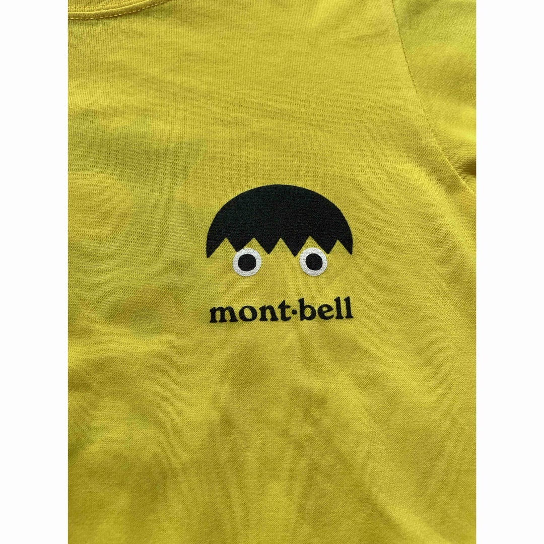 mont bell(モンベル)のモンベル　mont-bell  速乾　Tシャツ　カッパ　イエロー　川の学校 キッズ/ベビー/マタニティのキッズ服男の子用(90cm~)(Tシャツ/カットソー)の商品写真