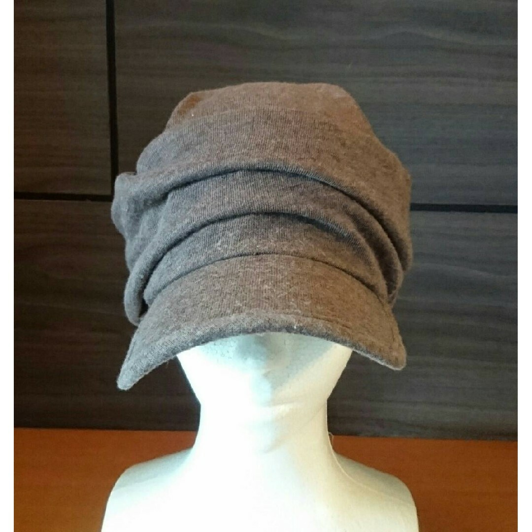 ドレープルーズキャップ  ワークキャップ   ブラウン メンズの帽子(キャップ)の商品写真
