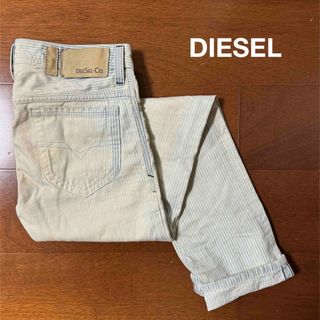 ディーゼル(DIESEL)のDIESEL ディーゼル ユーズド加工 ヒッコリー デニム スリム イタリア製(シャツ)