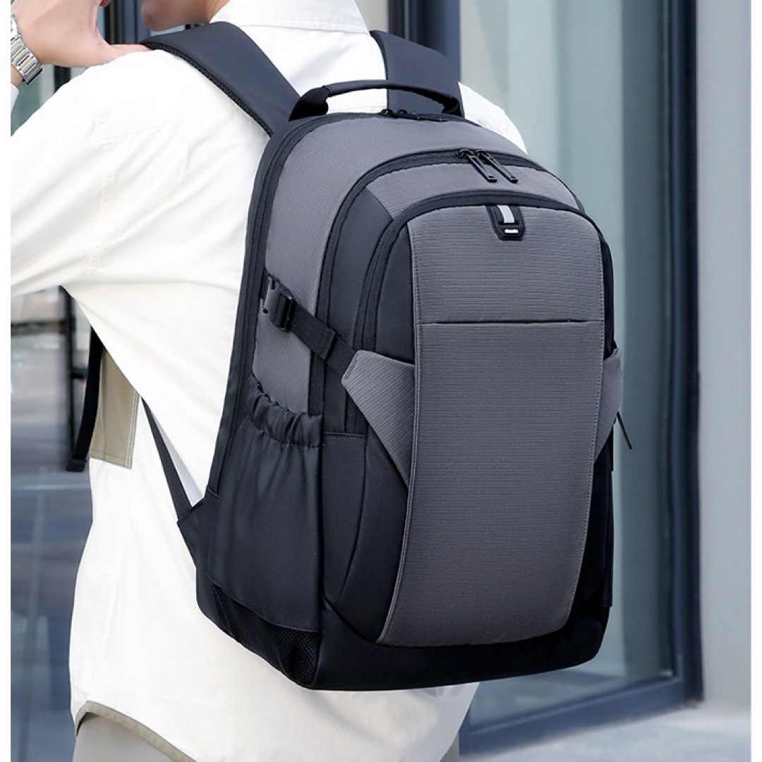 バックパック 大容量 USBポート ビジネス リュックサック 多機能 PCバッグ メンズのバッグ(ビジネスバッグ)の商品写真