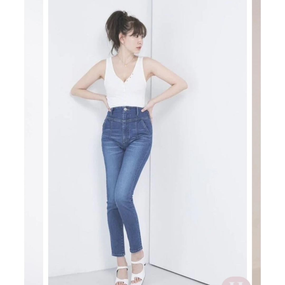 Her lip to(ハーリップトゥ)のParis High Rise Jeans レディースのパンツ(デニム/ジーンズ)の商品写真