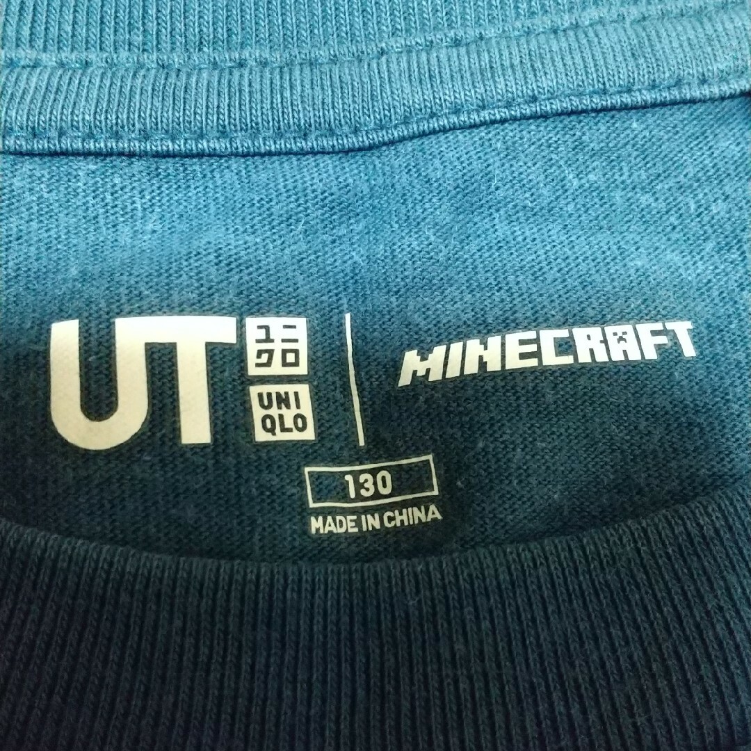 UNIQLO(ユニクロ)のマインクラフト ユニクロ 半袖Tシャツ 130 キッズ/ベビー/マタニティのキッズ服男の子用(90cm~)(Tシャツ/カットソー)の商品写真