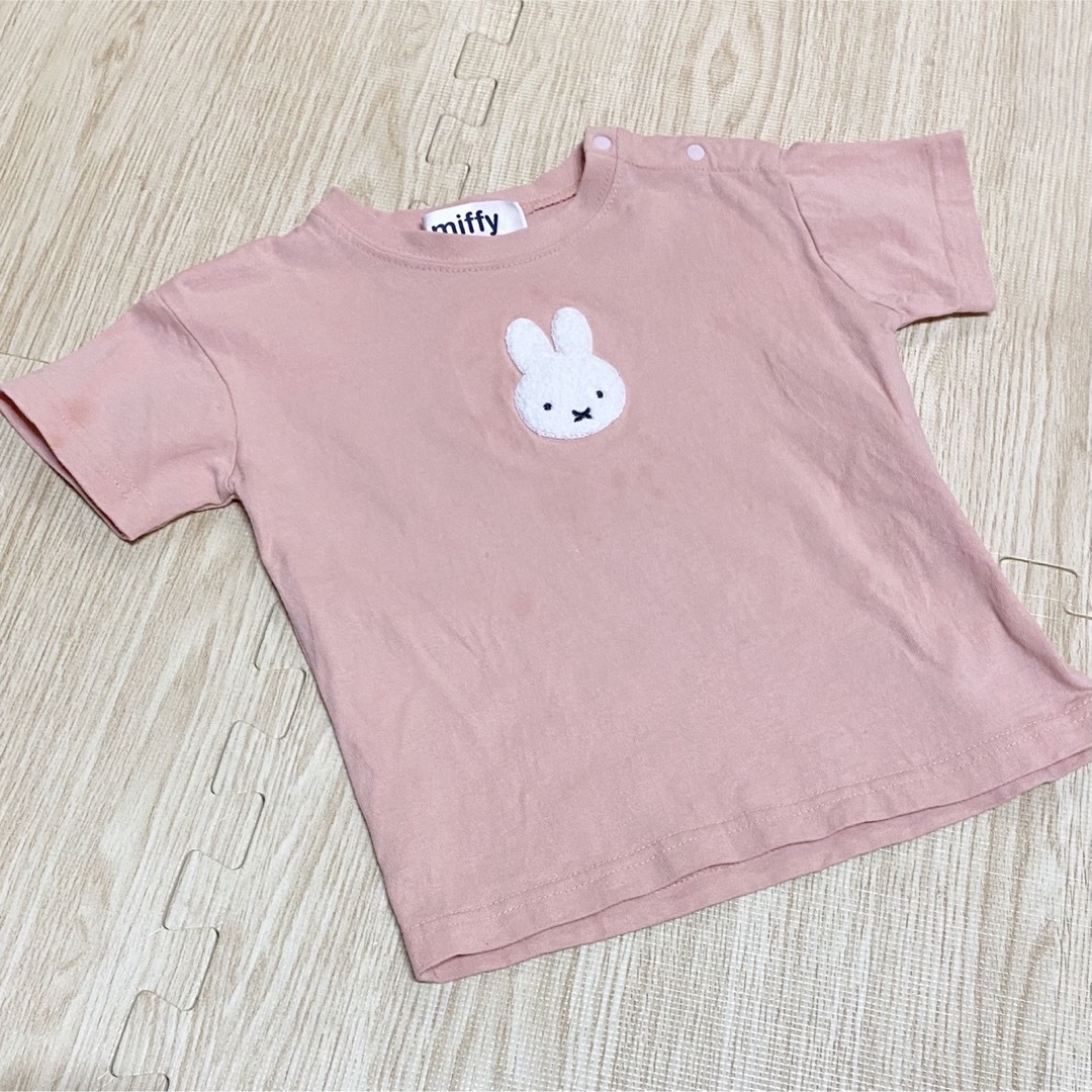 miffy(ミッフィー)の90サイズ　ミッフィー　Tシャツ　2点セット キッズ/ベビー/マタニティのキッズ服女の子用(90cm~)(Tシャツ/カットソー)の商品写真