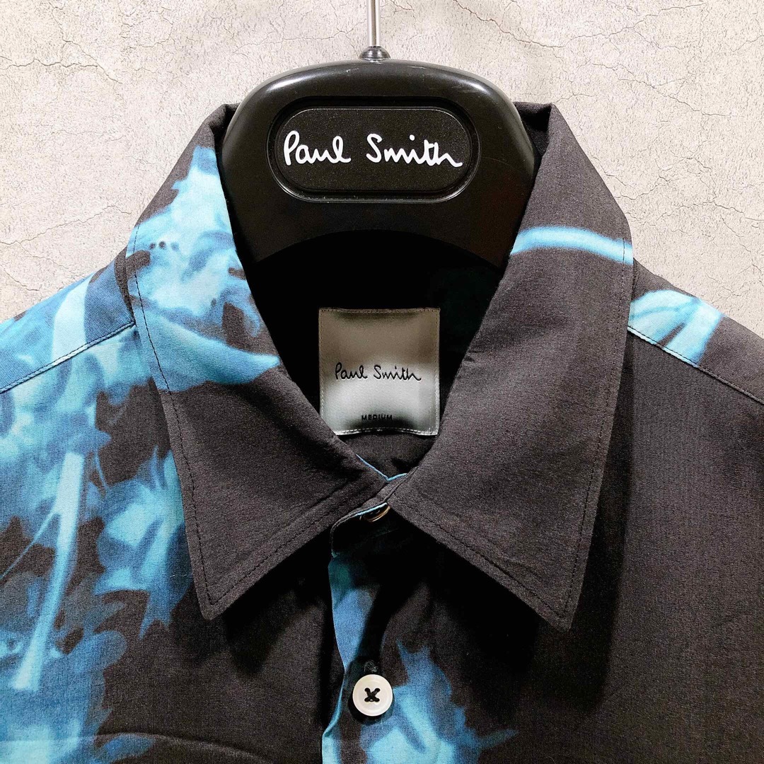 Paul Smith(ポールスミス)の22SS ポールスミス 長袖シャツ 花柄 ブラック系 メンズのトップス(シャツ)の商品写真