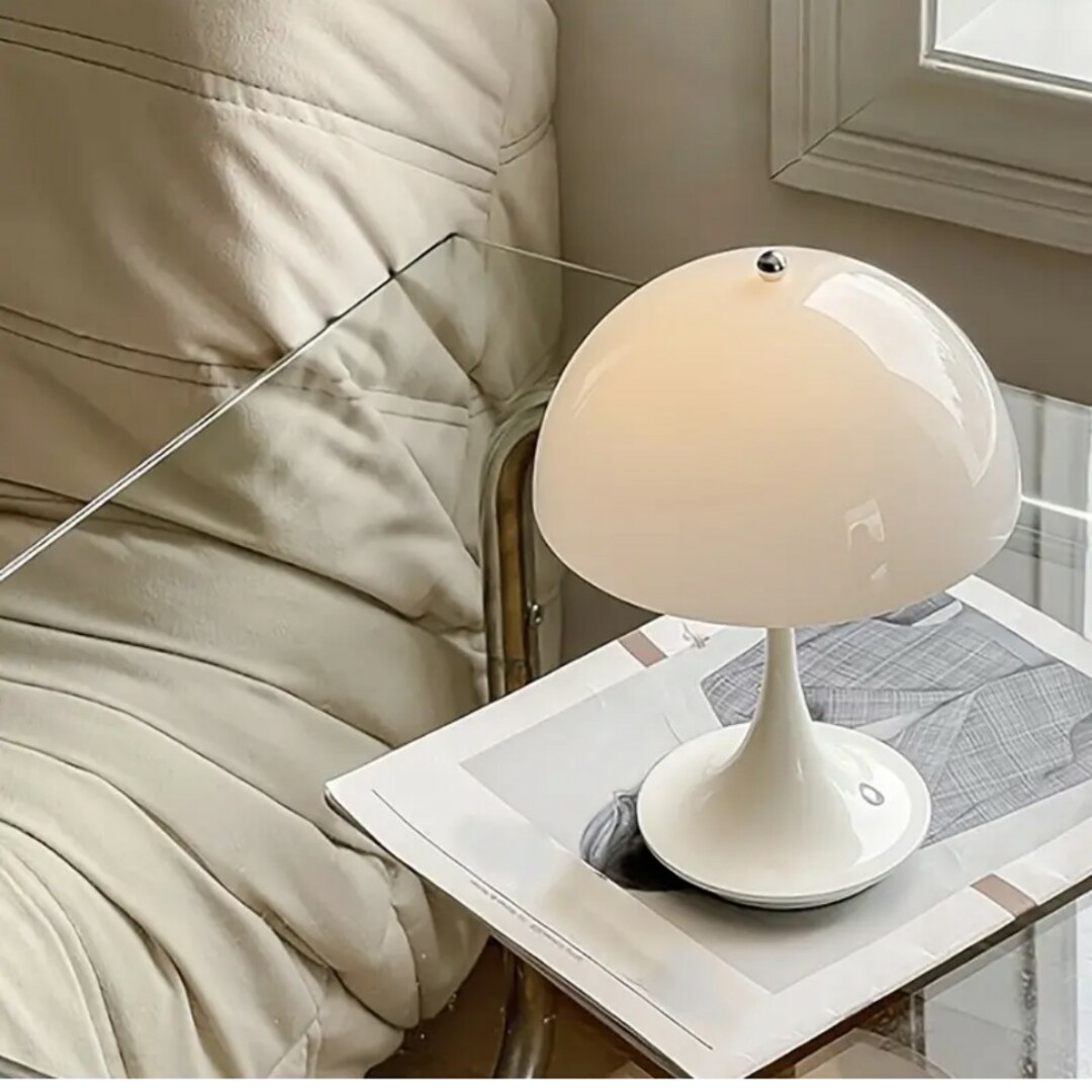 キノコ型 テーブルランプ インテリア/住まい/日用品のライト/照明/LED(テーブルスタンド)の商品写真