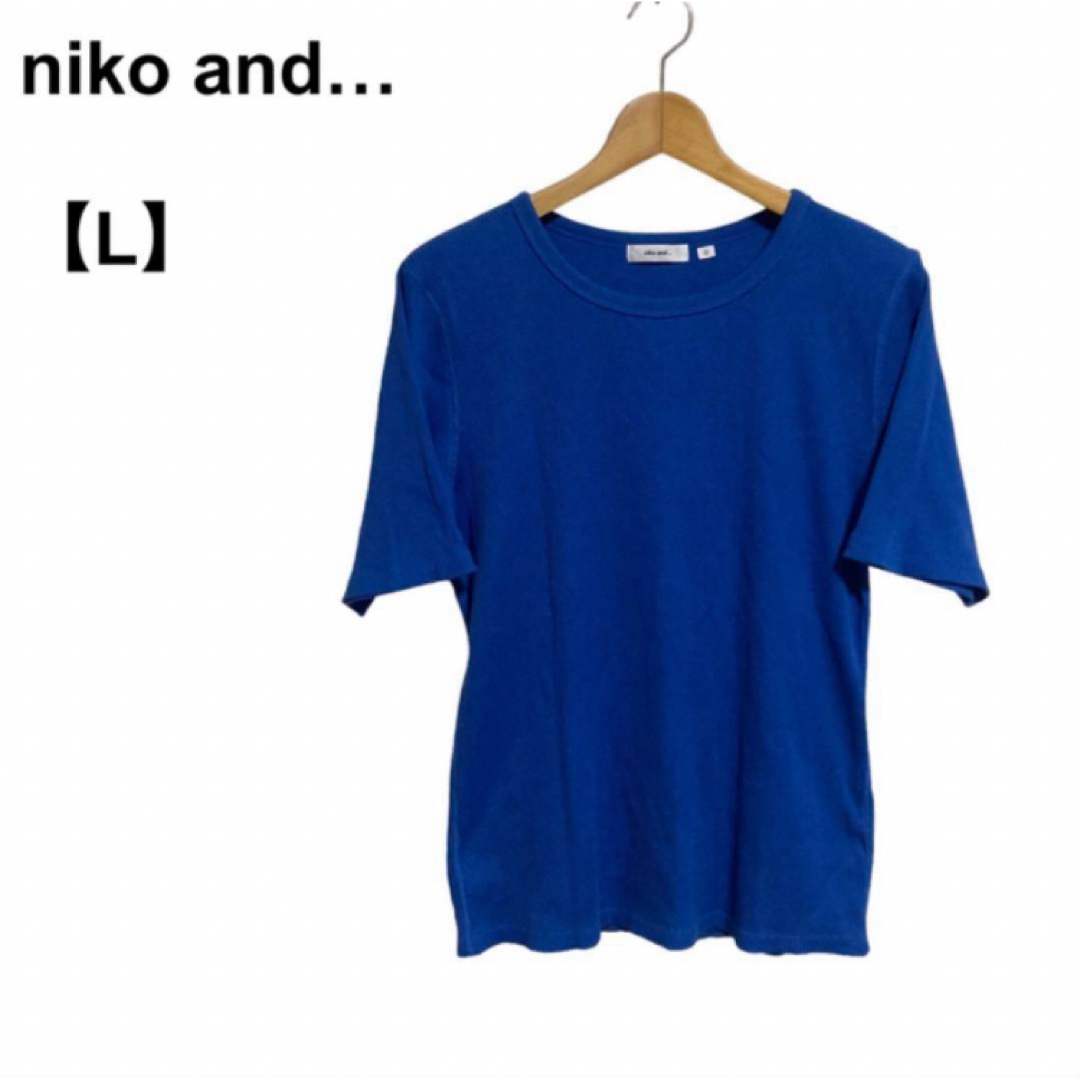 niko and...(ニコアンド)の【古着】メンズ nikoand… 半袖Tシャツ カットソー メンズのトップス(Tシャツ/カットソー(半袖/袖なし))の商品写真