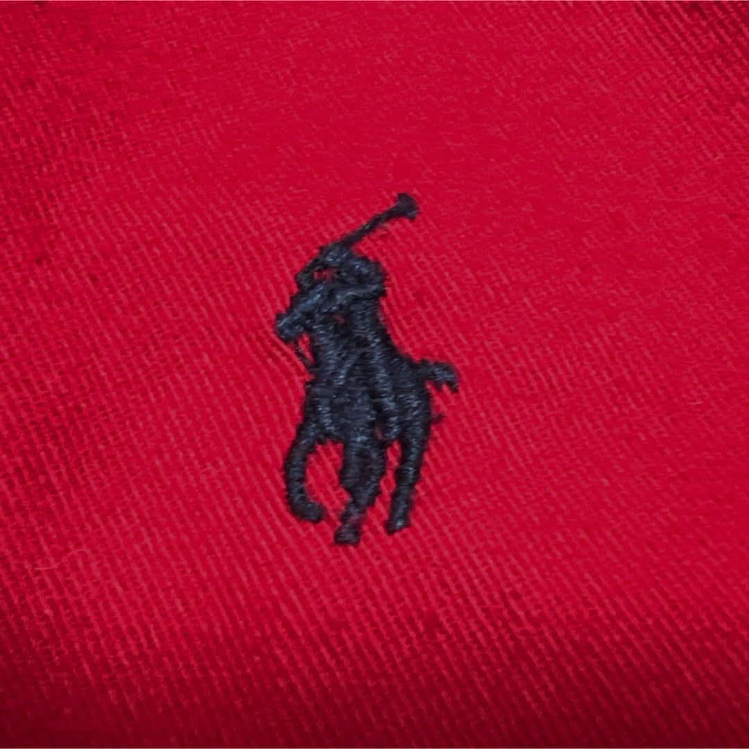 POLO RALPH LAUREN(ポロラルフローレン)のポロラルフローレン オックスフォード シャツ ポニー刺繍 長袖 レッド M レディースのトップス(シャツ/ブラウス(長袖/七分))の商品写真