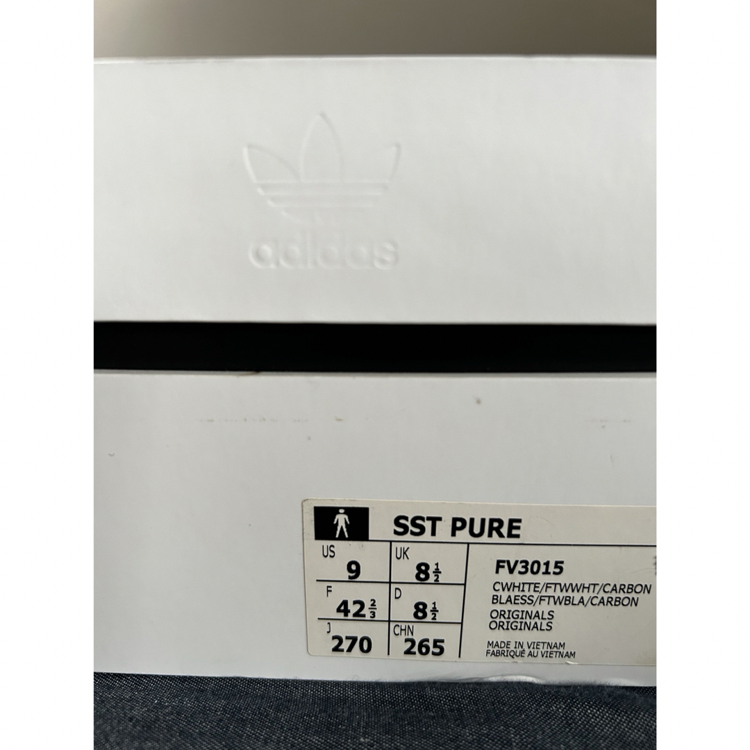 adidas(アディダス)の【新品タグ付】アディダス オリジナル スーパースター SST ピュア “パリ” メンズの靴/シューズ(スニーカー)の商品写真