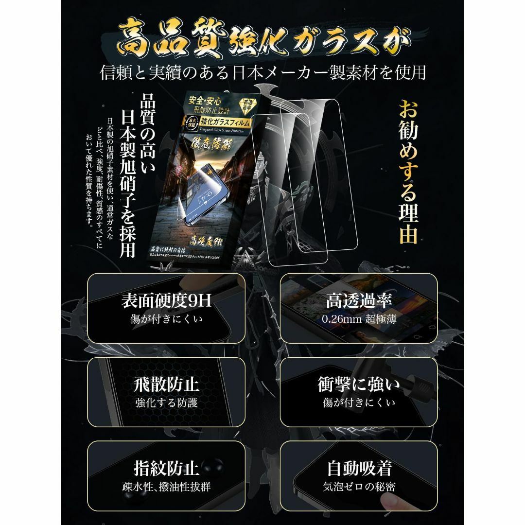 【在庫処分】Tech Armor Xperia 1 V ガラスフィルム (SO- スマホ/家電/カメラのスマホアクセサリー(その他)の商品写真