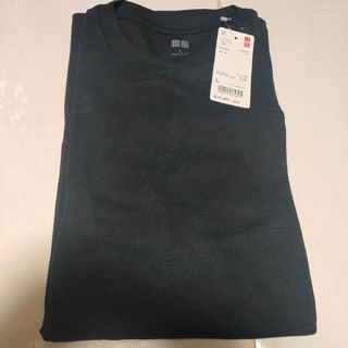 ユニクロ(UNIQLO)のユニクロ　ソフトタッチ クルーネックT　長袖L Black(Tシャツ/カットソー(七分/長袖))