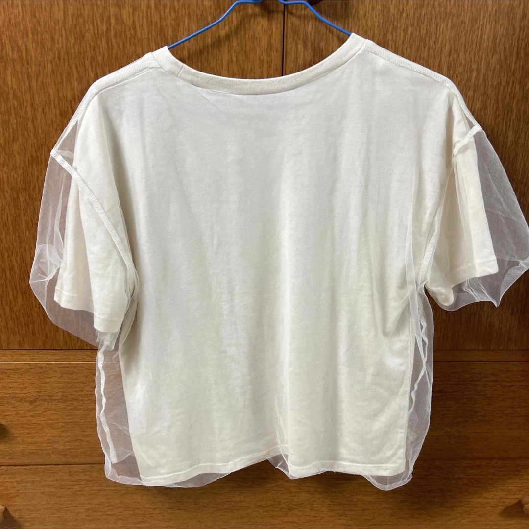GU(ジーユー)のGU レースブラウス　Sサイズ レディースのトップス(Tシャツ(半袖/袖なし))の商品写真