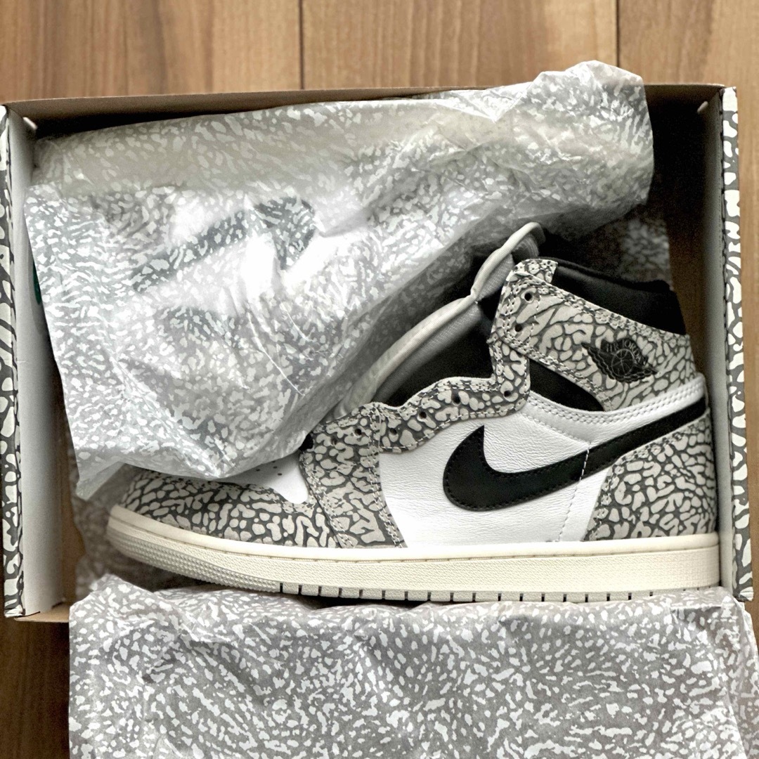 Jordan Brand（NIKE）(ジョーダン)のNike Air Jordan 1 High OG White Cement メンズの靴/シューズ(スニーカー)の商品写真