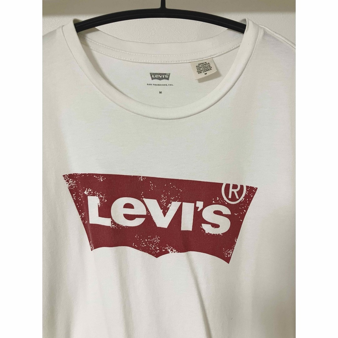 Levi's(リーバイス)のLevi's リーバイス ロゴ Tシャツ M 赤タブ 白 メンズのトップス(Tシャツ/カットソー(七分/長袖))の商品写真