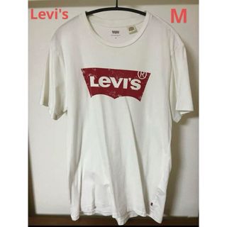 リーバイス(Levi's)のLevi's リーバイス ロゴ Tシャツ M 赤タブ 白(Tシャツ/カットソー(七分/長袖))