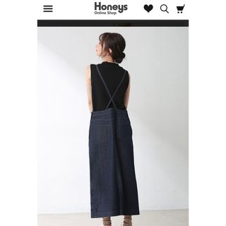 ザラ(ZARA)の【Honeys】ハニーズ　デニムキャミワンピース(その他)