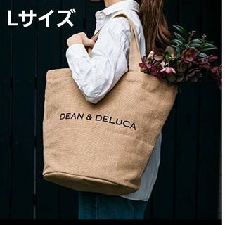 ディーンアンドデルーカ(DEAN & DELUCA)の新品・未使用 DEAN&DELUCA 麻ジュートトートバック Ｌサイズ(トートバッグ)