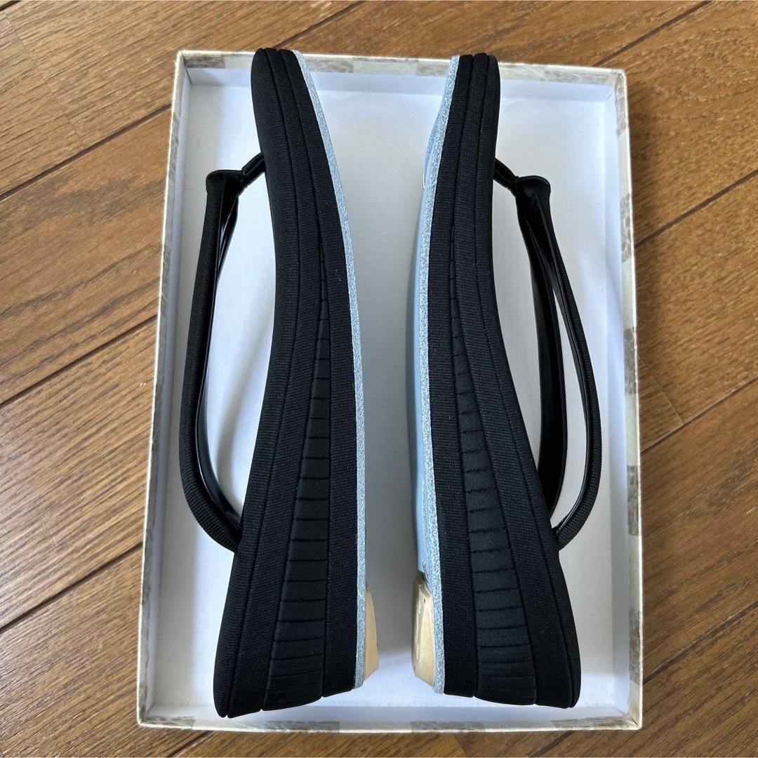 東京胡蝶 黒草履 レディースの靴/シューズ(下駄/草履)の商品写真