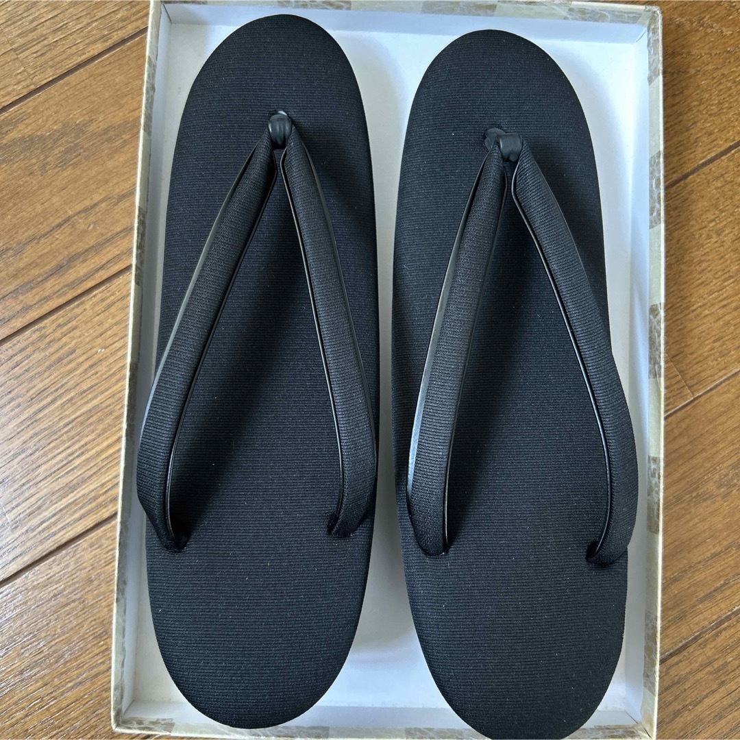東京胡蝶 黒草履 レディースの靴/シューズ(下駄/草履)の商品写真