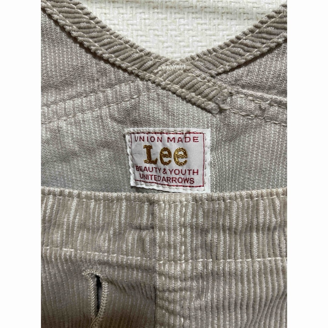 UNITED ARROWS(ユナイテッドアローズ)のLEE ジャンパースカート　ワンピース　Sサイズ レディースのワンピース(ひざ丈ワンピース)の商品写真
