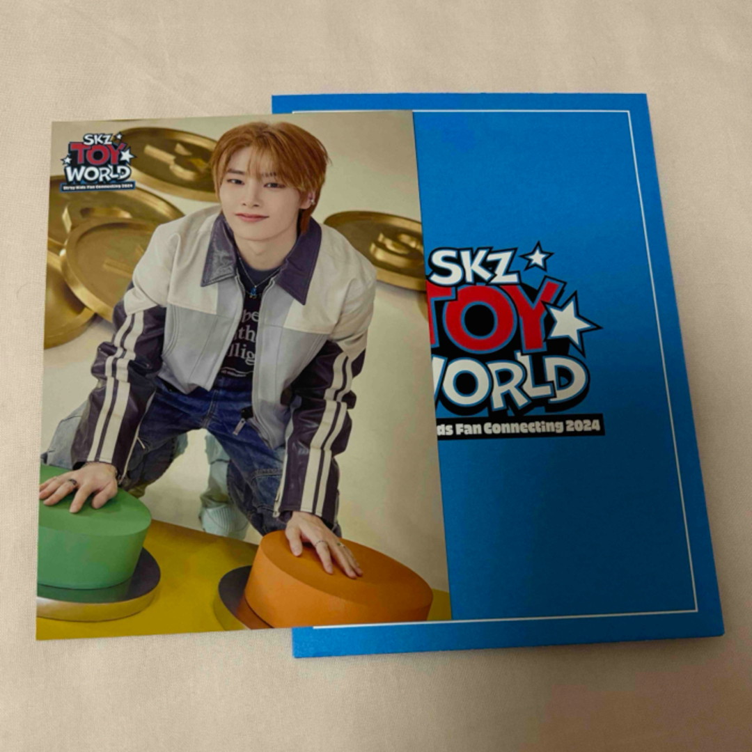 Stray Kids(ストレイキッズ)のスキズ　TOY WORLD  ラントレ　アイエン エンタメ/ホビーのタレントグッズ(アイドルグッズ)の商品写真