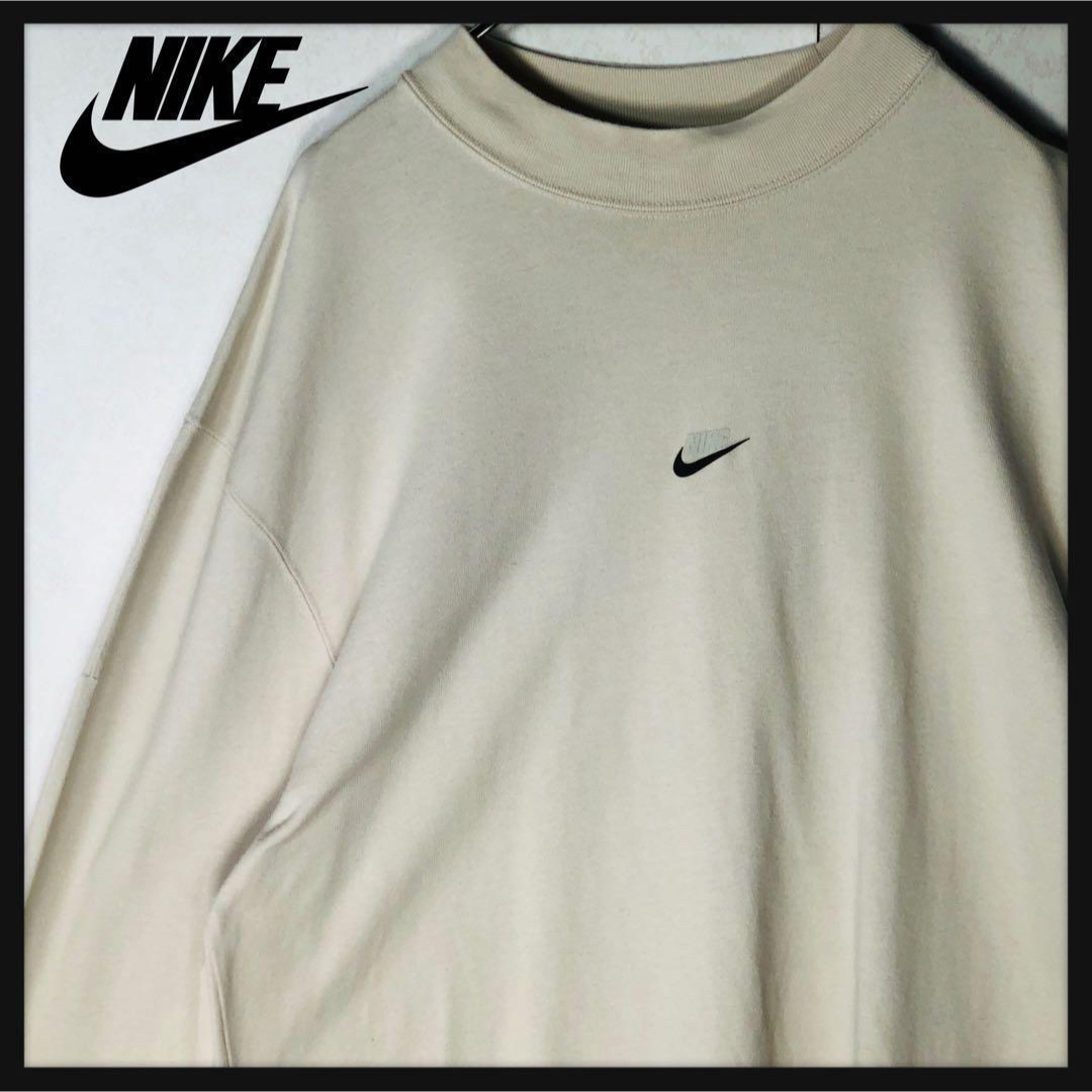 NIKE(ナイキ)の【人気デザイン】ナイキ センターロゴ ロングTシャツ ロンT 長袖 Lサイズ メンズのトップス(Tシャツ/カットソー(七分/長袖))の商品写真