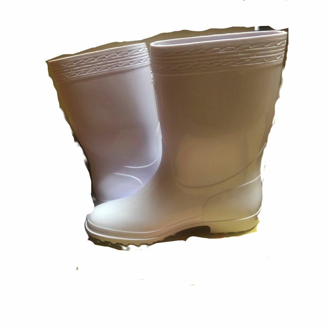 アサヒシューズ(アサヒシューズ)のアサヒシューズ ハイゼクト紳士K(裏ナシ) 白 24.5cm KG31031 メンズの靴/シューズ(長靴/レインシューズ)の商品写真