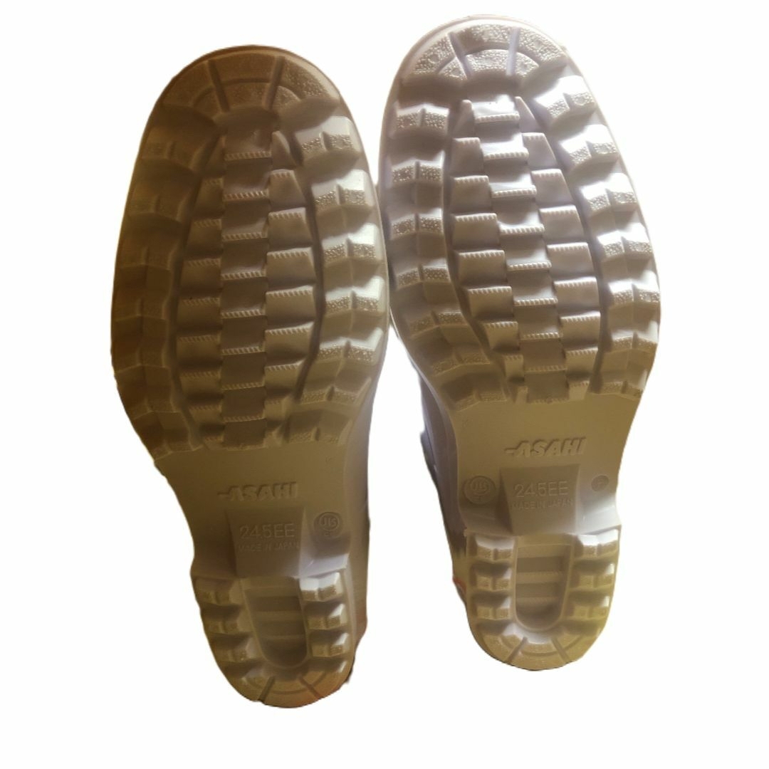 アサヒシューズ(アサヒシューズ)のアサヒシューズ ハイゼクト紳士K(裏ナシ) 白 24.5cm KG31031 メンズの靴/シューズ(長靴/レインシューズ)の商品写真