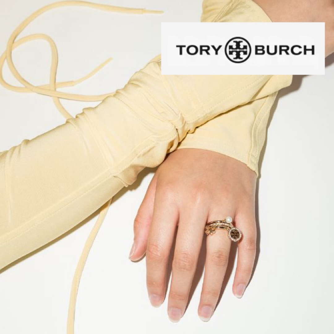 Tory Burch(トリーバーチ)のTBL013S1-7トリーバーチTory burch  新作　3連　リング レディースのアクセサリー(リング(指輪))の商品写真