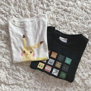 GU - キッズ　半袖Tシャツ　マインクラフト　ピカチュー　140サイズ