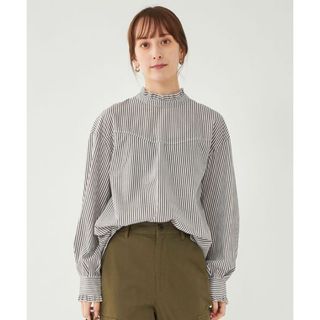 UNITED ARROWS green label relaxing - 未使用　グリーンレーベル　フリルネックブラウス