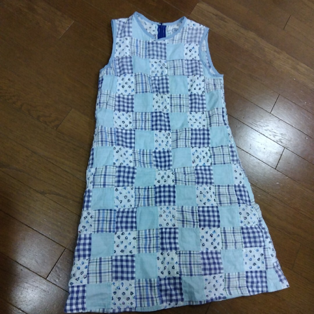 J.PRESS(ジェイプレス)のJプレス パッチワーク ジェイプレス ワンピース キッズ/ベビー/マタニティのキッズ服女の子用(90cm~)(ワンピース)の商品写真