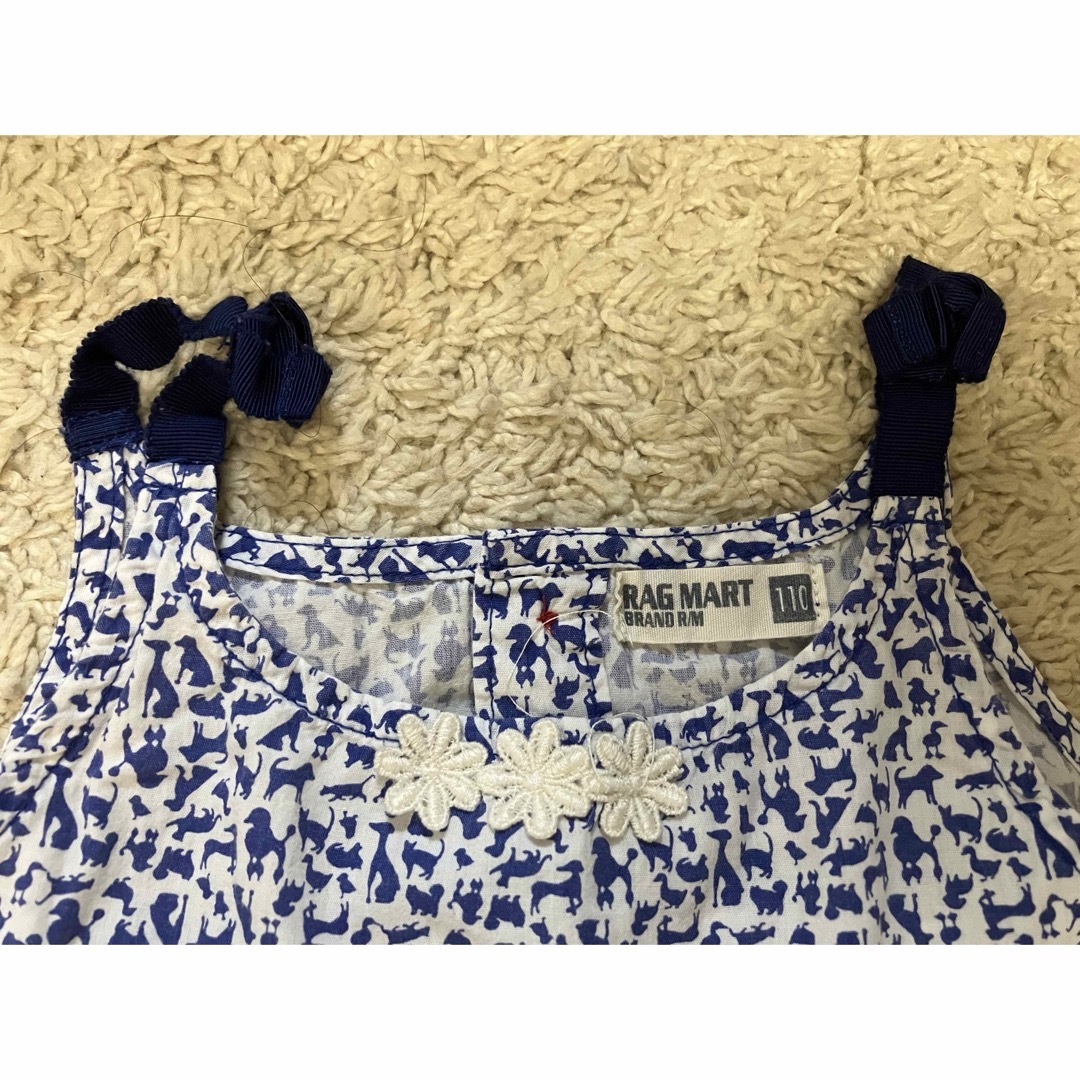 Rag Mart チュニック 110サイズ キッズ/ベビー/マタニティのキッズ服女の子用(90cm~)(ブラウス)の商品写真