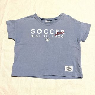 サッカー　刺繍Tシャツ　90cm(Tシャツ/カットソー)