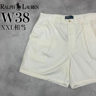 ラルフローレン(Ralph Lauren)の【美品】POLO Ralph Lauren ハーフパンツ W38 旧タグ チノ(ショートパンツ)