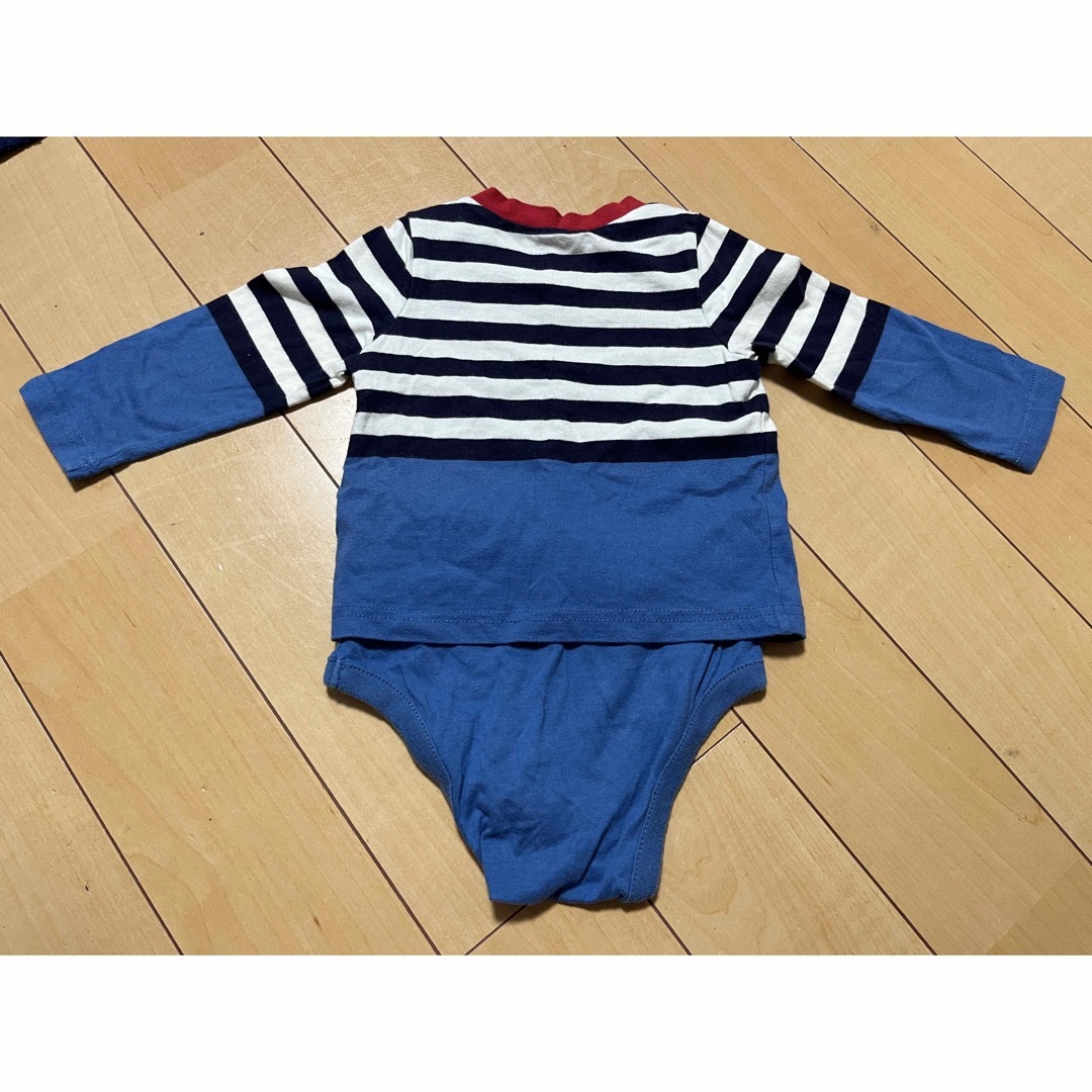 babyGAP(ベビーギャップ)の長袖ロンパース キッズ/ベビー/マタニティのベビー服(~85cm)(ロンパース)の商品写真