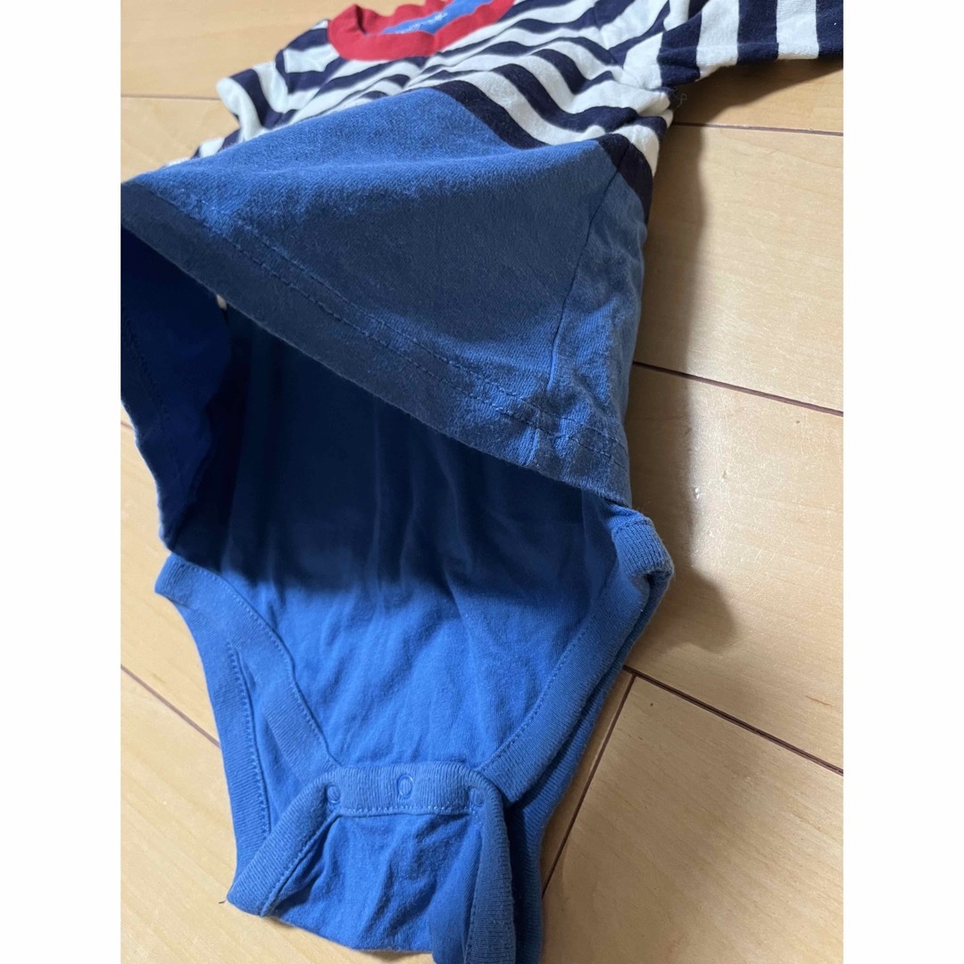 babyGAP(ベビーギャップ)の長袖ロンパース キッズ/ベビー/マタニティのベビー服(~85cm)(ロンパース)の商品写真