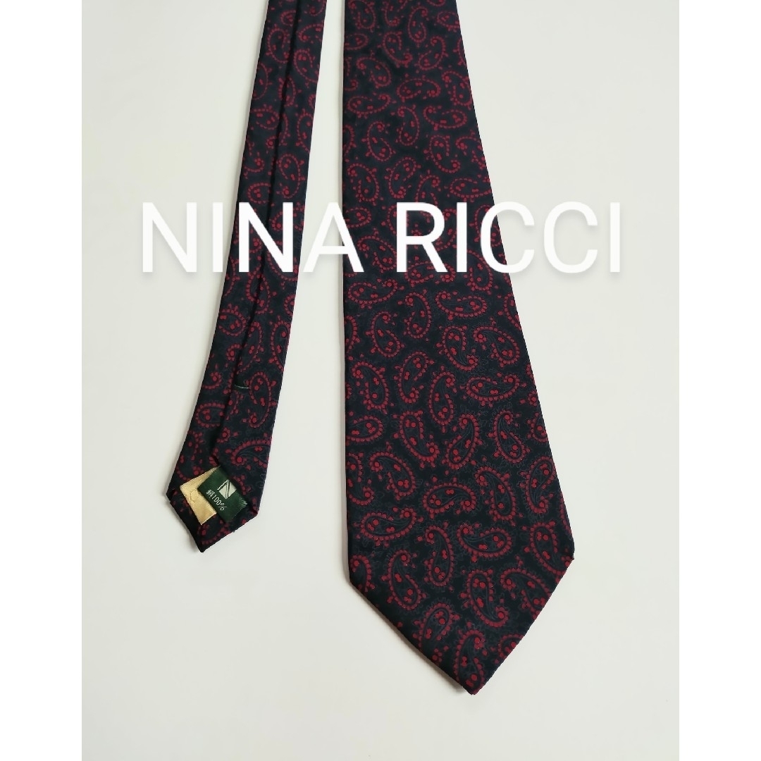 NINA RICCI(ニナリッチ)のニナ・リッチ　メンズ　ネクタイ　ビジネス　スーツ　格安　冠婚葬祭　オシャレ　春夏 メンズのファッション小物(ネクタイ)の商品写真