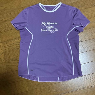 ナイキ(NIKE)のレディース　NIKE FIT DRY   Tシャツ　紫　M(Tシャツ(半袖/袖なし))