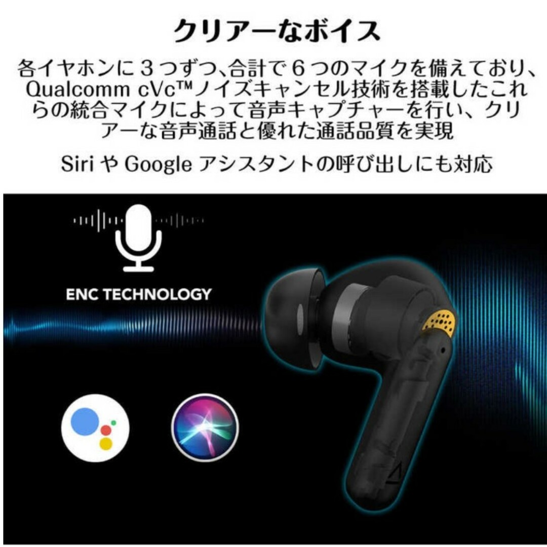 Creative Aurvana Ace 2 スマホ/家電/カメラのスマホアクセサリー(ストラップ/イヤホンジャック)の商品写真