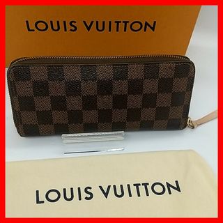 ルイヴィトン(LOUIS VUITTON)の【良品】ルイヴィトン ダミエ　クレマンス 長財布 ジッピーウォレット(財布)