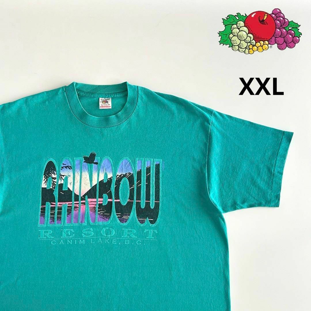 FRUIT OF THE LOOM(フルーツオブザルーム)のフルーツオブザルーム 古着 Tシャツ XXL 90s USA製 ビンテージ メンズのトップス(Tシャツ/カットソー(半袖/袖なし))の商品写真