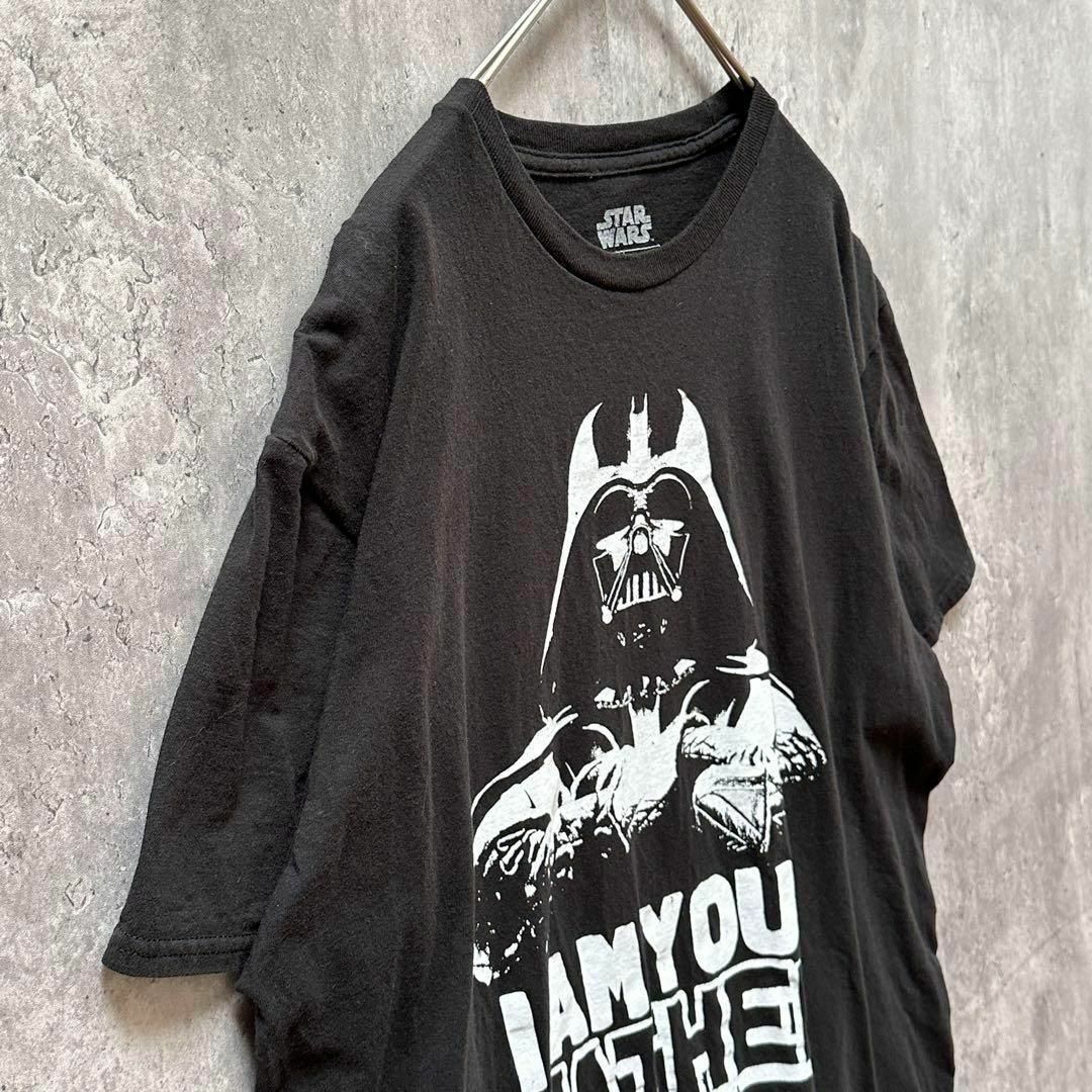 古着　アメリカ　ムービーTシャツ　スターウォーズ　Lサイズ　メンズ　ブラック　黒 メンズのトップス(Tシャツ/カットソー(半袖/袖なし))の商品写真