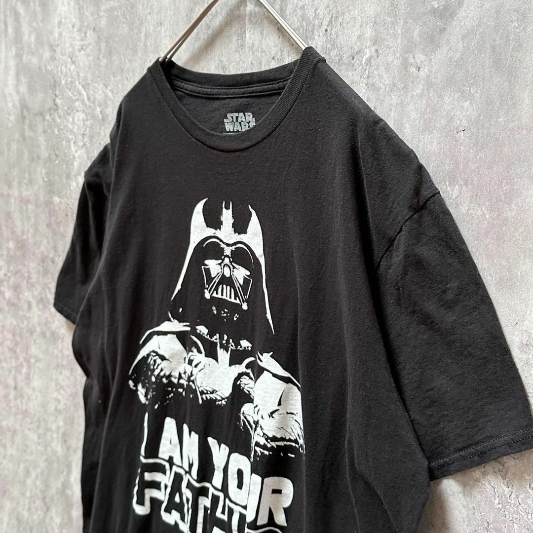 古着　アメリカ　ムービーTシャツ　スターウォーズ　Lサイズ　メンズ　ブラック　黒 メンズのトップス(Tシャツ/カットソー(半袖/袖なし))の商品写真