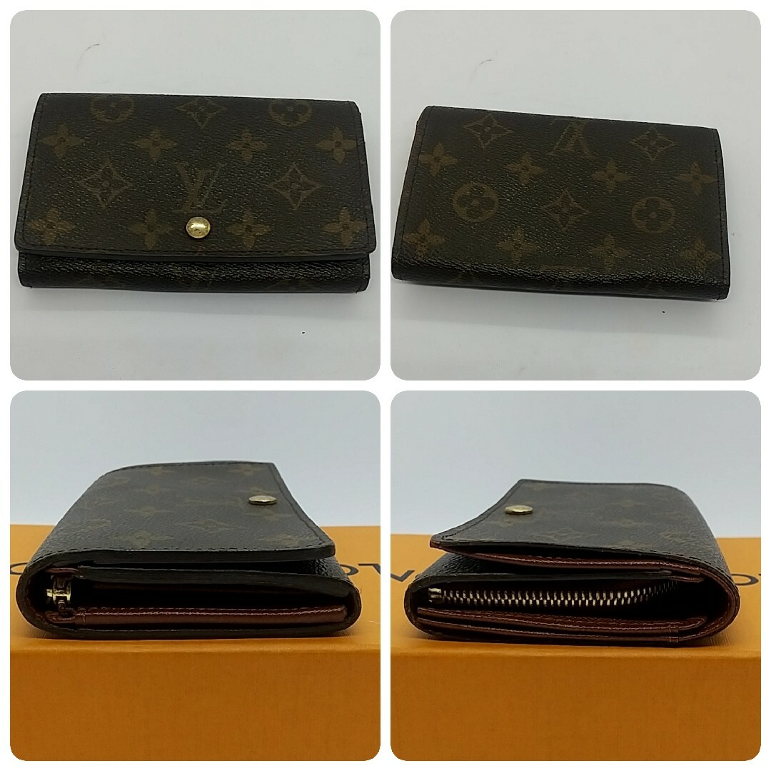 LOUIS VUITTON(ルイヴィトン)の【美品】ルイヴィトン　モノグラム　ポルトモネ　ビエ　トレゾール　二つ折り財布 レディースのファッション小物(財布)の商品写真