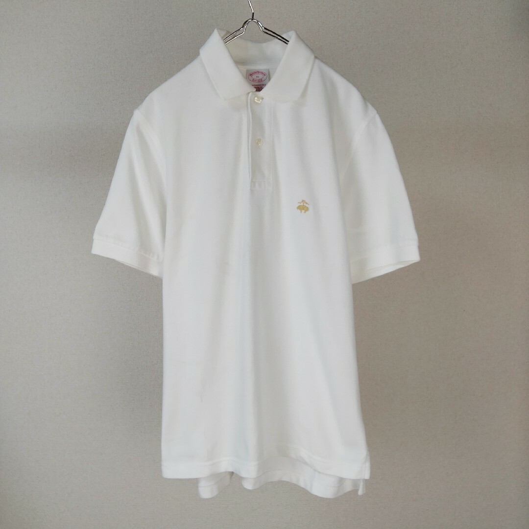 Brooks Brothers(ブルックスブラザース)のブルックスブラザーズ　シティーボーイ　ワンポイントロゴ刺繍　ポロシャツ　半袖 メンズのトップス(ポロシャツ)の商品写真