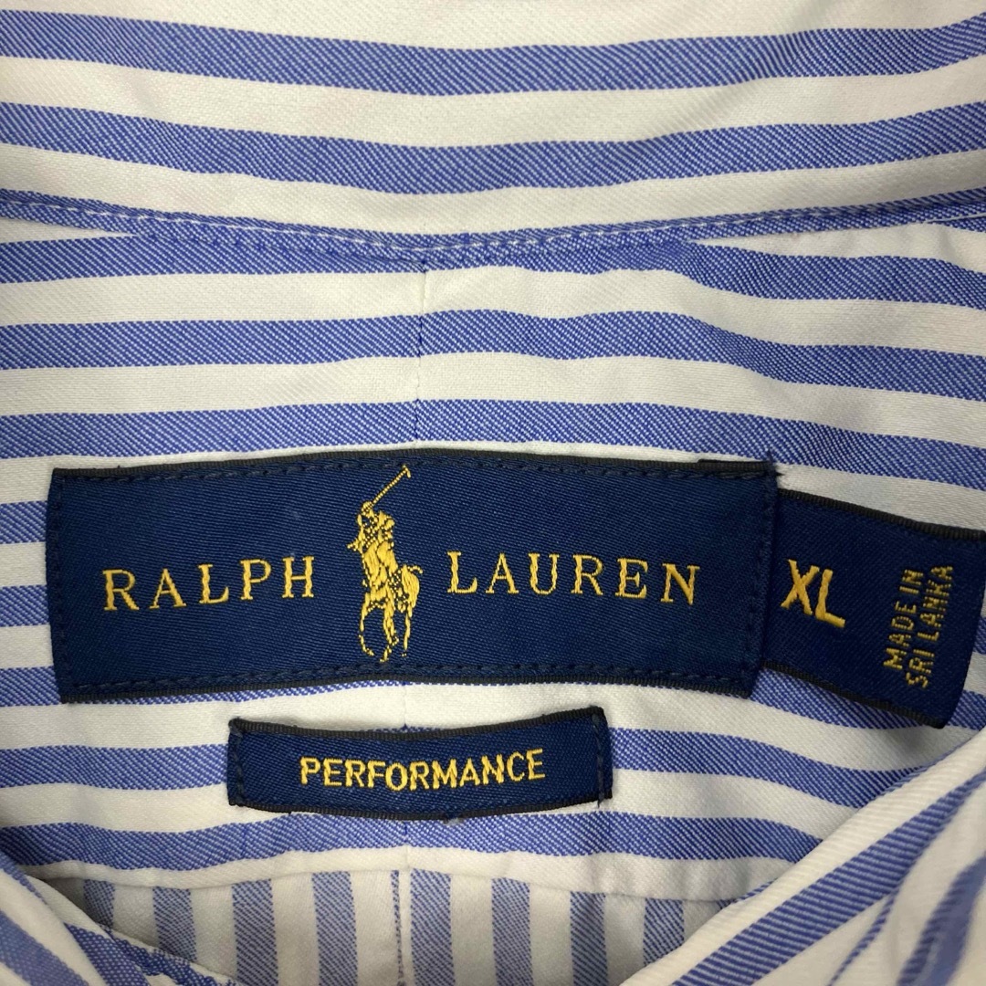 Ralph Lauren(ラルフローレン)のラルフローレン ロンドンストライプ ワンポイント刺繍 長袖 ボタンダウンシャツ メンズのトップス(シャツ)の商品写真