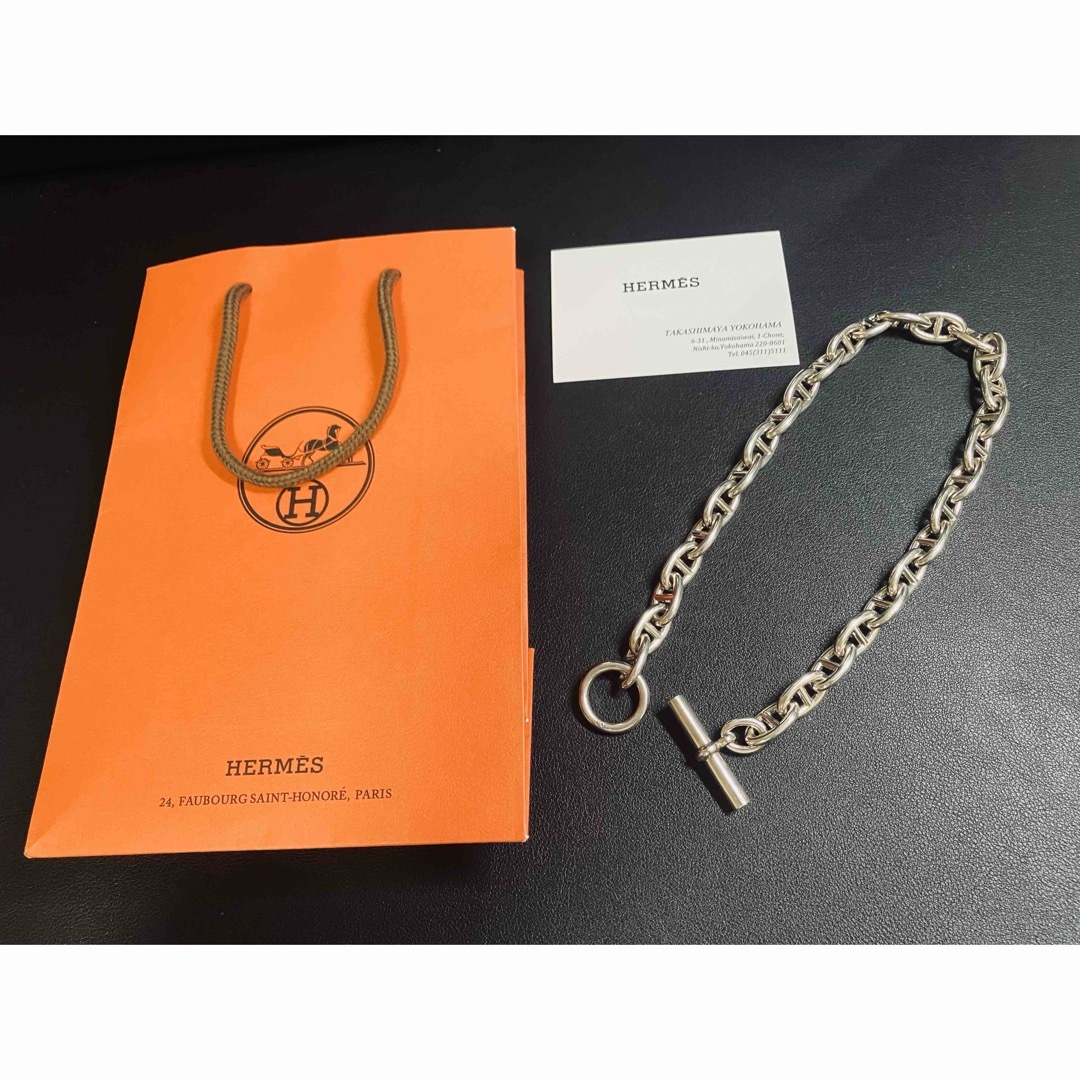 Hermes(エルメス)のエルメス HERMES シェーヌダンクル ネックレス GMサイズ 29コマ 正規 メンズのアクセサリー(ネックレス)の商品写真