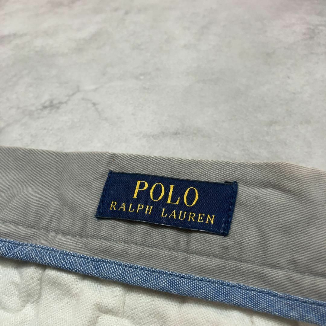 Ralph Lauren(ラルフローレン)の【美品】POLO Ralph Lauren ハーフパンツ W34 旧タグ グレー メンズのパンツ(ショートパンツ)の商品写真